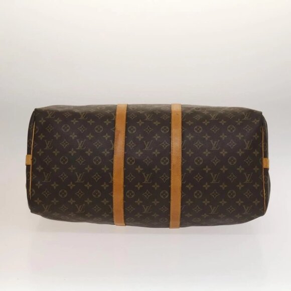 LOUIS VUITTON Monogram Keepall Bandouliere 55 Boston Bag - Picture 5 of 15